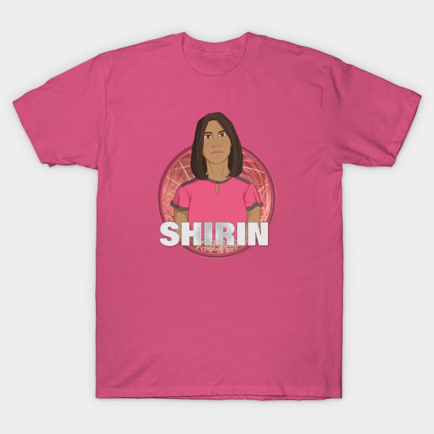 Y2K Audio Drama Podcast Character Design - Shirin T-Shirt by y2kpod